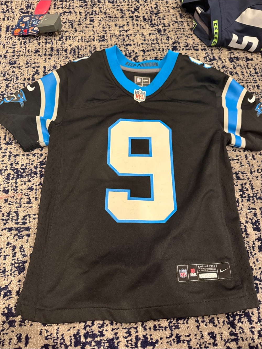 Carolina Panthers NFL jersey Bryce Young,  #9